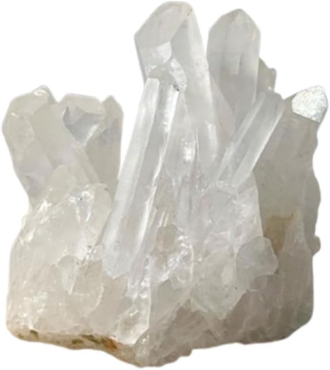 White Crystal Cluster Raw Stone Crystal Flower Stone Demagnetization Purification Crystal Desktop Office Feng Shui Ornaments,80~110g