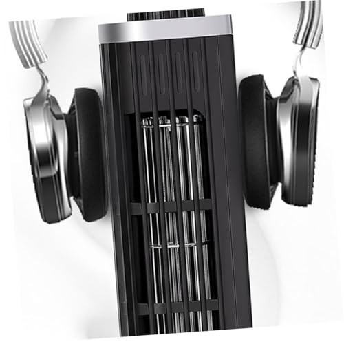 Enfriador portátil USB para laptop con soporte ajustable negro miniatura 5