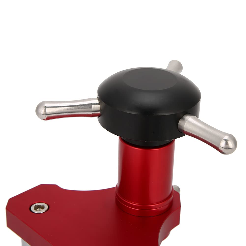 Tbest Máquina Taponadora en Espiral para Cerrar Cajas Traseras de Relojes con 12 Troqueles, Herramienta de Prensa de Reloj de Acero Alto para Reparación de Relojes, Relojero Profesional