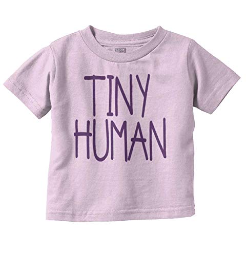Tiny Human Adorable Simple Babies Toddler Boy Girl T Shirt Pink