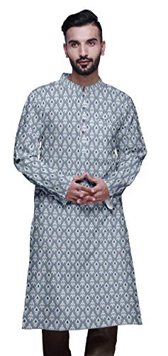 Atasi Indian Long Kurta for Mens Summer Wear Cotton Poplin Wedding Kurta Shirt3