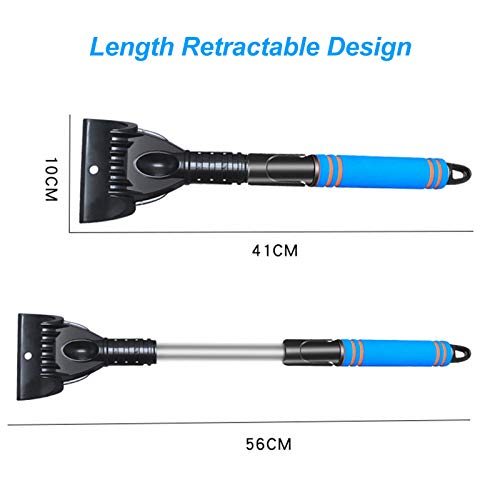 Btuty Raspador de gelo para pára-brisa do carro com 1 pacote de ferramenta de remoção de raspador de
