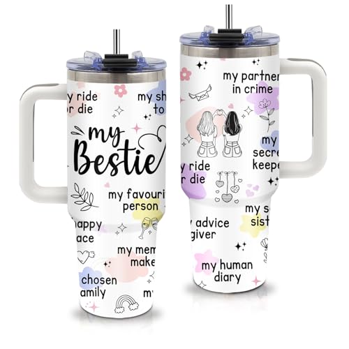 Bestie Tumbler 40oz with Handle