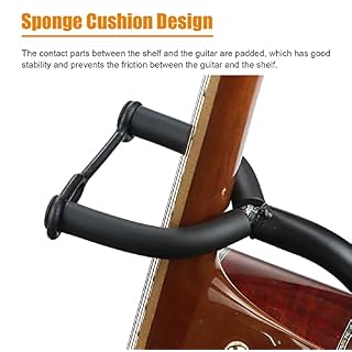Support Guitare Support de Guitare Noir Robuste avec Support de Cou et Pièces, Salle de Studio Studio de Musique Chambre… - Les Beatles, Paul McCartney, John Lennon, RIngo Starr, George Harrison Support Guitare Support de Guitare Noir Robuste avec Support de Cou et Pièces, Salle de Studio Studio de Musique Chambre… – Image 4