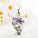YU FENG Refillable Empty Flower Crystal Perfume Bottle Handmade Home Decor Lady Holiday Gift