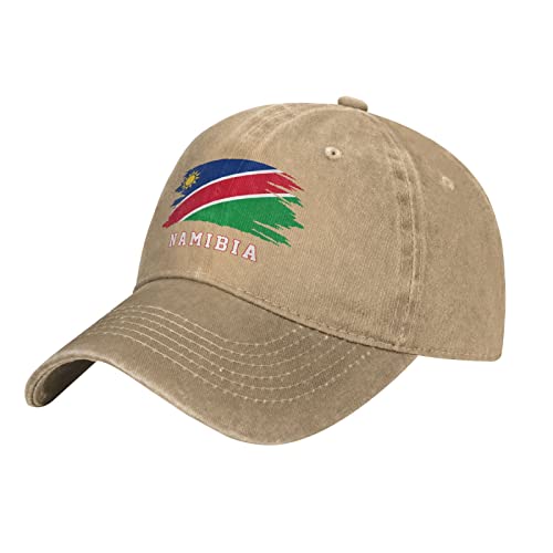 YINGD Casquette de baseball unisexe sable drapeau Namibie casquette de baseball réglable chapeau de soleil respirant pour adultes femmes et hommes, #862, taille unique