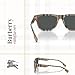 BURBERRY BE4293 380687 56M Top Black On Vintage Check/Grey Square Sunglasses For men For women+BUNDLE with ACCESSORY EYEWEAR KIT