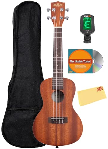 Kala KA-C Mahogany Concert Ukulele Bundle