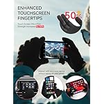TRENDOUX Merino Wool Winter Gloves: Touch Screen Knitted Gloves Warm Thin Non-slip Glove for Men Women Driving Running Gift - Image 4