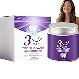 Zahnaufhellungspulver - 3 Tage Schnelle Aufhellung & Tiefenreinigendes Zahnpulver - Formel für Frischen Atem und Zahnschmelzschutz gegen Kaffee- & Teeflecken - Sanfte Lila Aufhellung (1pcs)