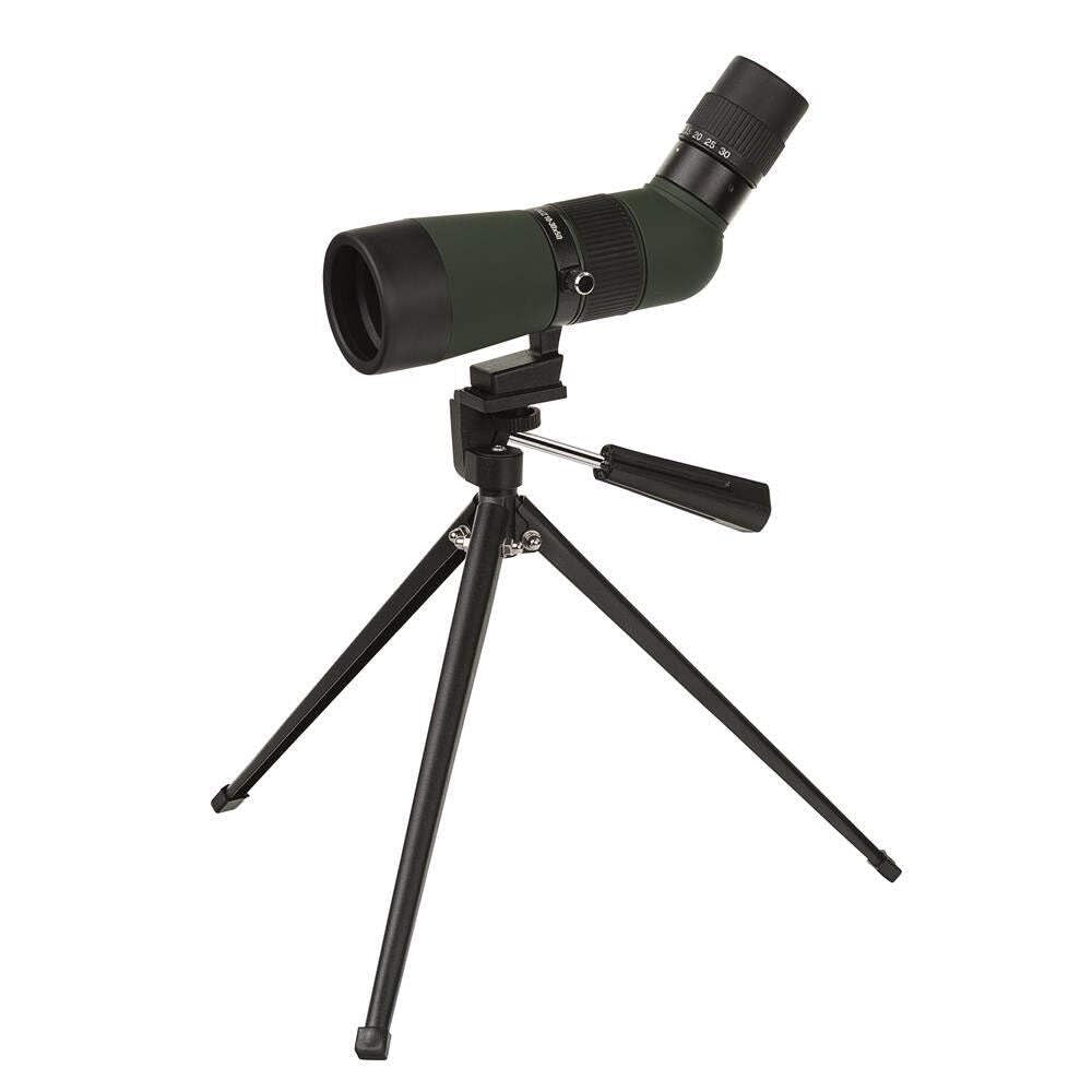 Dörr Danubia 538245 Zoom Spektiv Kauz 10-30x50 inkl. Tischstativ (Gehäuse mit Gummiarmierung, 45 Grad Schrägeinblick) grün/schwarz