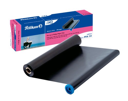 Pelikan 2142 Thermotransfer-Rolle ersetzt PFA 321 für Philips Magic 2 Vox, 216 mm x 65 m, schwarz