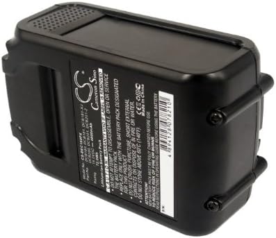Cameron Sino Battery for DCS331N, DCS355, DCS373M2, DCS380, DCS380B, DCS380L1, DCS380M1, DCS381, DCS391, DCS391B, DCS391L1, DCS391M1, DCS393, XR Li-Ion 18V 4000mAh