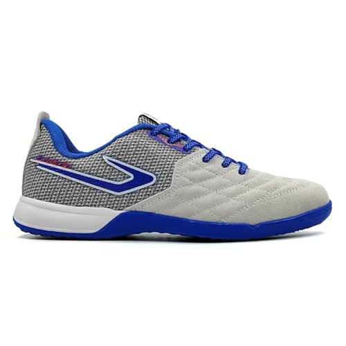 Chuteira Topper Legend Futsal - Cinza/azul - 42