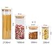 GoMaihe Tarro de Vidrio de Almacenamiento 6Pcs, Tarros de Cristal para Conservas...