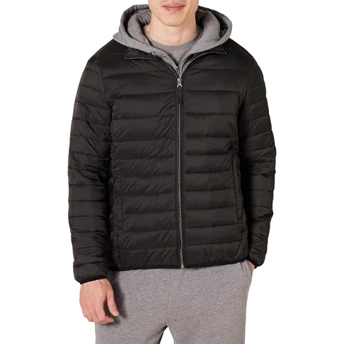 Amazon Essentials Men’s Packable Lightweight Water-Resistant Puffer Jacket (Available in Big & Tall)