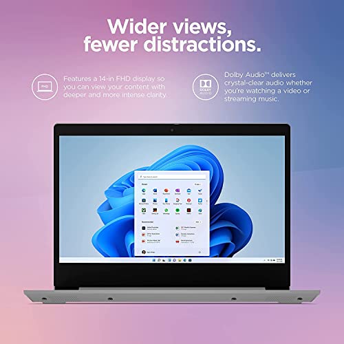 Image of Lenovo 2021 Newest IdeaPad 3 14 inch FHD Premium Laptop, Intel Core i5-1035G1 (Beat i7-8550U), 20GB RAM 1TB SSD, Bluetooth 5, Webcam WiFi HDMI Windows 10 with JAWFOAL