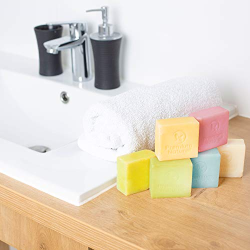 Organic Soap Body Bath Bars - 6 Pc Natural Hand Face Soap Bars Shea Butter, Fancy Gift Box Set Vegan Bath Soap Scented With Essential Oil Sensitive Skin Moisturizer For Women Men Sisal Saver Included #TOP6