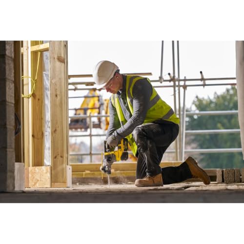 Image of STANLEY FATMAX SBH910M1T-B1 20V MAX CORDLESS Brushless 3-Mode SDS-Plus Rotary Hammer Kit | 1100 RPM | 2.5 Joules Impact Energy Power Tool with 1x 4.0Ah V20 Battery, Charger and Pro-Stack Storage Case
