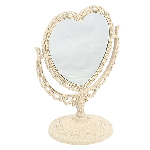 Miroir pivotant maquillage cœur stable pour coiffure facile