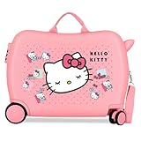 Sanrio Hello Kitty Bows Valise pour Enfant Rose 50 x 38 x 20 cm Rigide ABS Fermeture à Combinaison latérale 34 l 2,1 kg 2 Roues