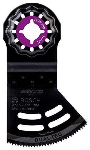 Bosch Professional 1x Sägeblatt AYZ 53 BPB Dual-Tec (für Holz & abrasive Materialien, Breite 53 mm, Zubehör Multifunktionswerkzeug)