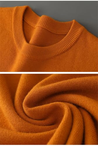 Men Sweater O-Neck Cashmere Sweaters Knit Knitwear Cashmere Pullovers2