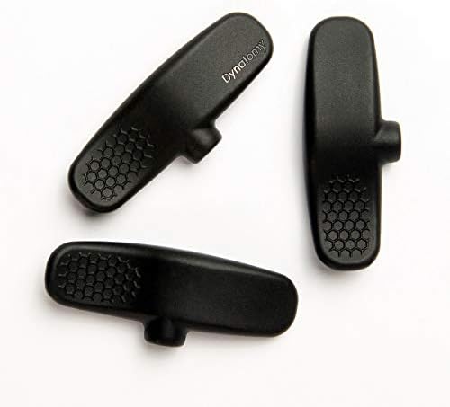 Dynatomy Easy Living Lamp Assist-set of 3 ergonomic lamp knobs, Black