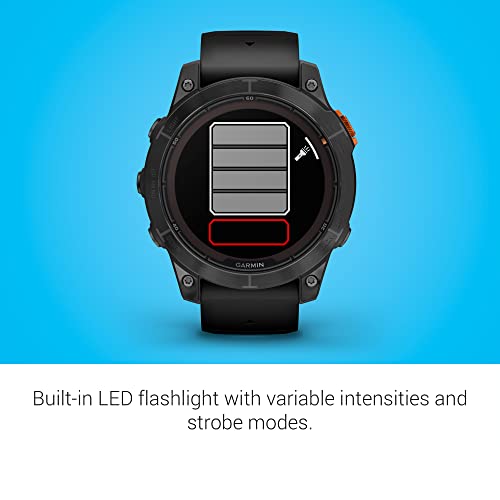 Garmin fēnix 7 Pro Solar, Multisport GPS Smartwatch, Built-in Flashlight, Solar Charging Capability, Black - Image 5