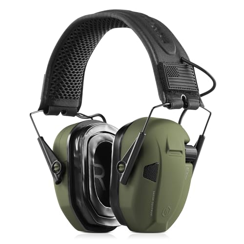Image of Savior Equipment Apollo Electronic Earmuffs For Shooting w /Gel Ear Pads, 24dB NRR, Noise Cancelling Ear Protection Headset