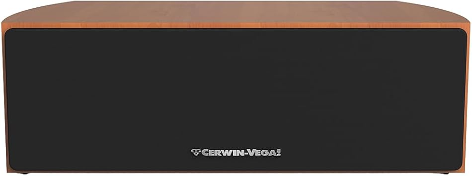 CERWIN-VEGA! Home Audio LA24C 4" 150 Watt 2.5-Way Passive Center Channel Speaker Cognac