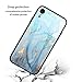 Cocomii Glass Marble Armor iPhone XR Funda Nuevo [Mármol Granito Pulido] HD...