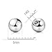 VCMART 10 Pcs Universal Piercing Jewelry Replacement Balls, 14G