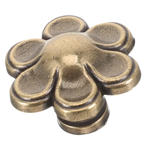 DECOMELODY Pomo Vintage para Armario con Forma de Flor Tirador Decorativo de Sencillo Agujero Compacto y Fácil Instalación para Muebles
