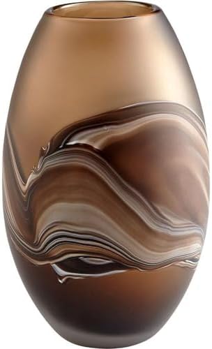 Cyan Design 10479 Nina 11 inch Vase Amber Swirl - Image 5