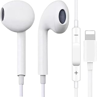 Fone de ouvido com fio compativel para iphone com conector lightning