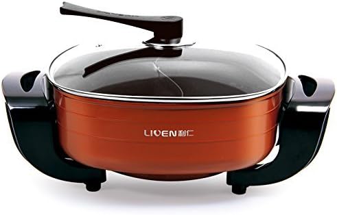 Liven - Sartén eléctrica Shabu Shabu hot pot, DHG-233A & DHG-263A & HG-301AY y HG-301BY, Square