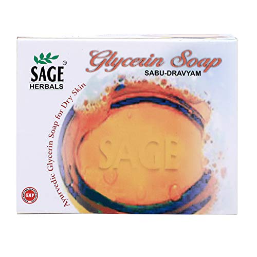 Image of Glycerin Soap, Face & Body Soap, Glycerin Cleansing Bar & Blemishes, Remove Dryness from Skin-75 gm