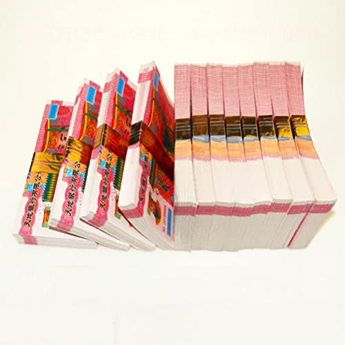 1200 Stück, Ancestor Money, Ahnestor Geldschein-Papier für Geldscheine, Ghost Money, Chinesisches Joss-Papier, Ancestor Money to Burn, Dollar Hell Banknoten, die Sakrificial Angebote ,Brennendes Gebet