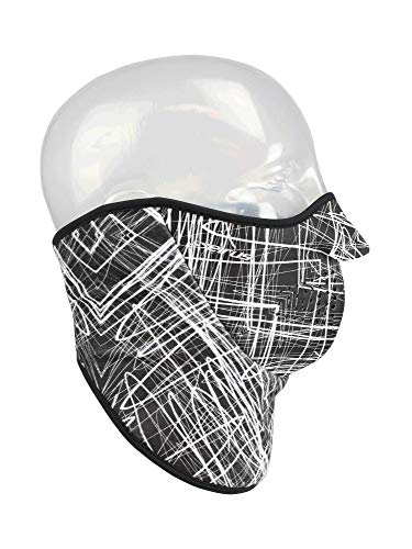 Neofleece Combo Scarf, Small, Skratch-Black/White