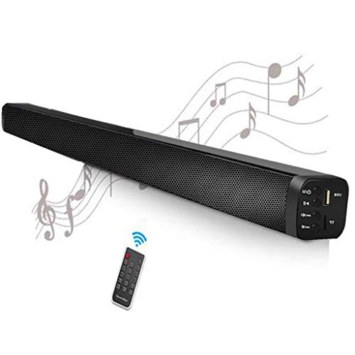 Soundbar, Soundbar für TV, Kanal 5.1, Soundbar für TV mit Bluetooth und Kabelverbindungen, Heimkino-Audio und Bluetooth 4.2-Lautsprecher mit