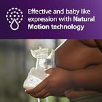 Philips Avent Double Electric Breast Pump - Hospital Strength, Natural Motion Technology, Easy to Clean & Assemble, 2x 125 ml Bottle, Breast Pads, Travel Bag & Insulation Pouch Included, SCF393/81