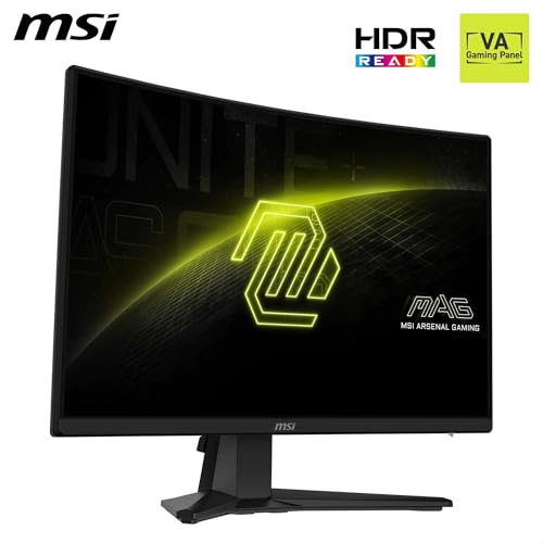 Miniatura 3 de MSI mag 242CA Monitor Gaming de 24" FHD 1500R, 1920 x 1080 VA, 180 Hz, 1 ms, Compatible con HDR, protección Ocular, HDMI 2.0b, DP 1.2a, sin Marco, inclinación Ajustable, Montaje Vesa, Negro