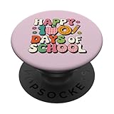 insegnante e studente colorato felice 100 giorni di scuola popsockets popgrip adesivo