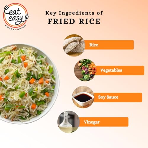 Image of Eat Easy Ready To Eat Desi Chinese Food- Combo of 7, Freeze Dehydrated | Schezwan Rice, Spicy Manchow Soup, Sweet Corn Soup, Protein Rich Paneer Chilli, Veg Manchurian, Mexican Rice, Veg Fried Rice
