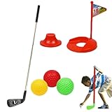 Interazione genitore-figlio: il set da golf per bambini riunisce genitori e figli, incoraggiando l'interazione, il lavoro di , la sua versatilità indoor / outdoor migliora la comunicazione e le abilità sociali, promuovendo al contempo il genitore-figlio.