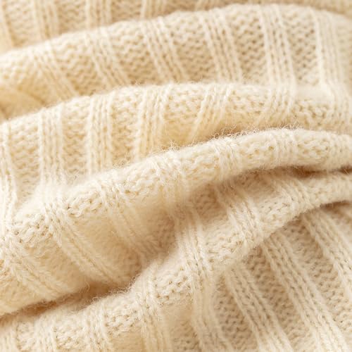Image of Leg Warmers - Leg Warmers for Women, Fashion Knit Neon Leg Warmers for Women 80s Sports Party Yoga Accessories (beige, 50cm long)