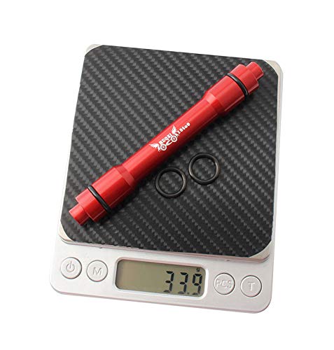 VOANZO Black Aluminum Alloy Conversion Skewer Adapter 15mm Front Thru Axle to 9mm Quick Release Mountain Bike Thru Axle Hub Adapter 100mm - Image 2