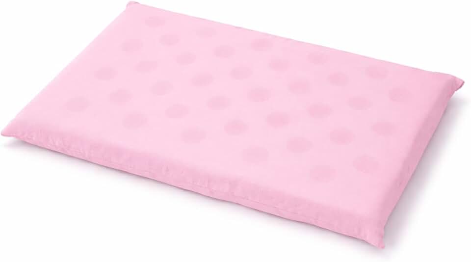 Travesseiro Antissufocante Antialérgico Para Bebê 29x19x3cm (Rosa)