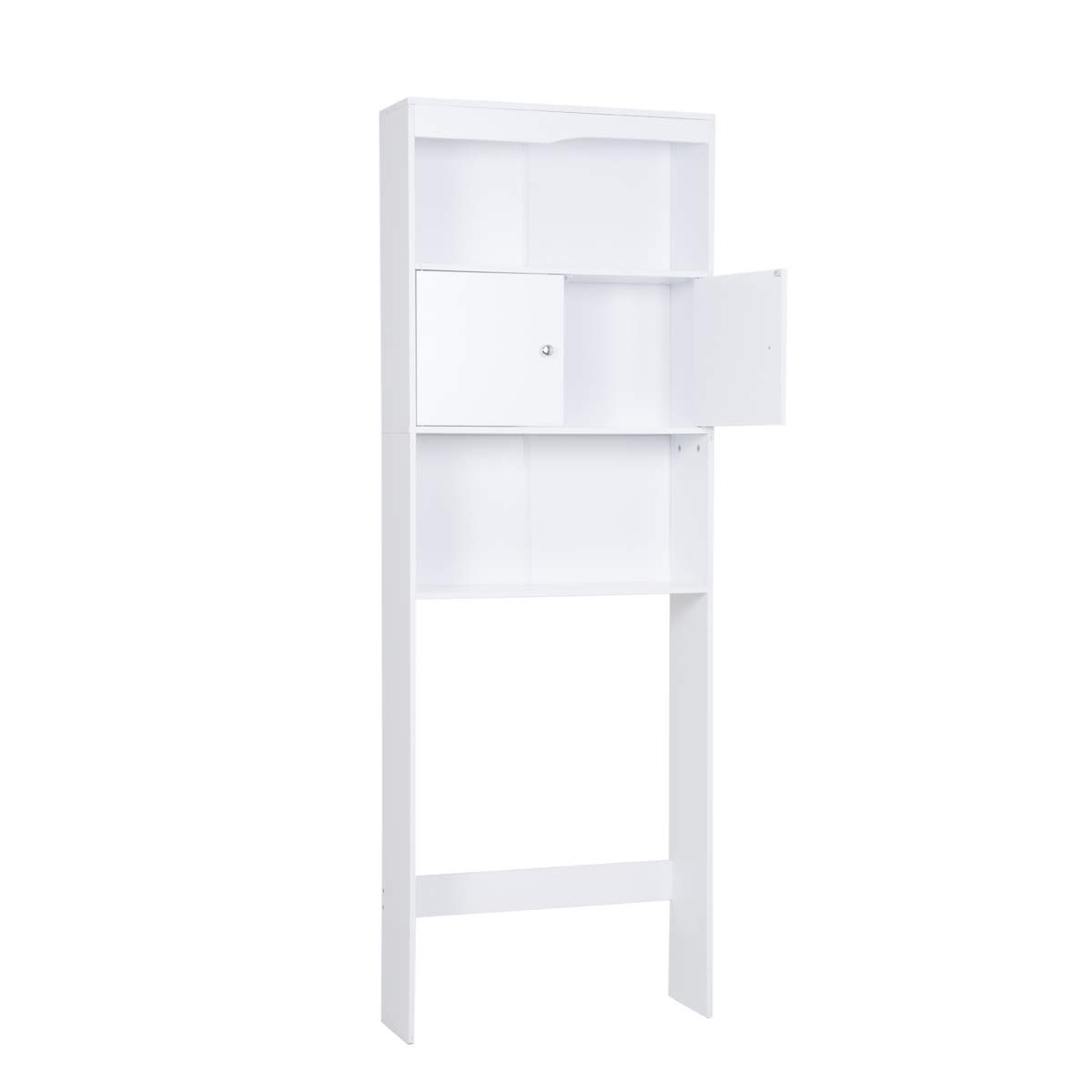 Waschmaschinen-Überbauschrank Waschmaschinenschrank Badregal Hochschrank Waschmaschine Bad Schrank Badezimmer Waschmaschinenüberbau